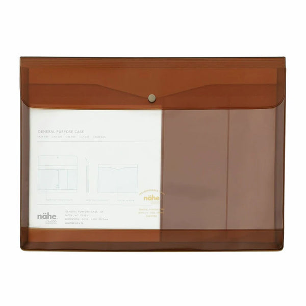 General Purpose Case - A4 - Clear Brown