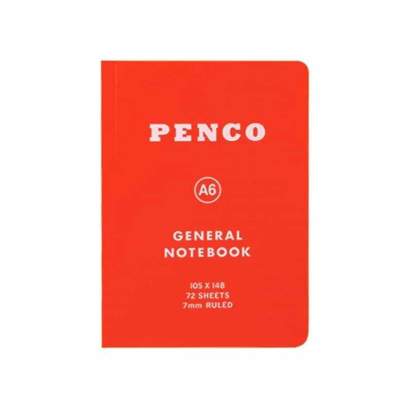 Soft PP Notebook - Ruled A6 - Red