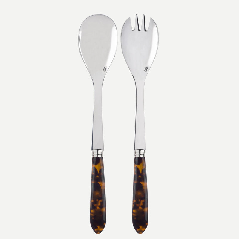 Salad Set - Faux Tortoise