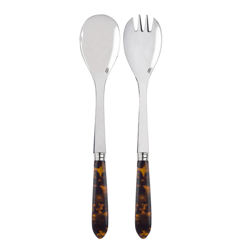 Salad Set - Faux Tortoise