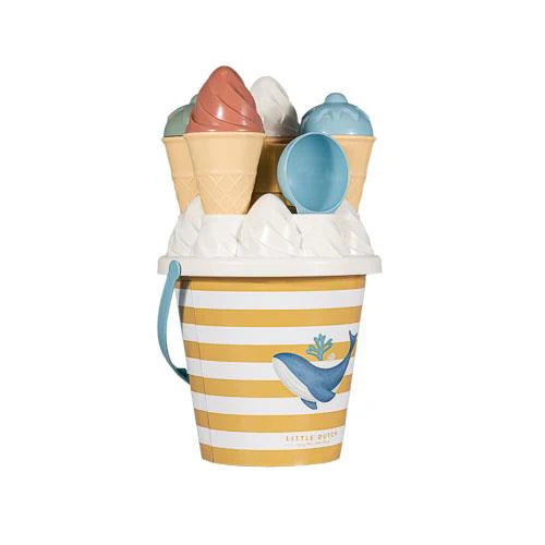 Ice Cream Bucket Beach Set - Ocean Dreams Blue