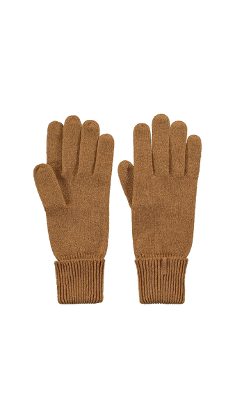 Fine Knitted Gloves - Walnut
