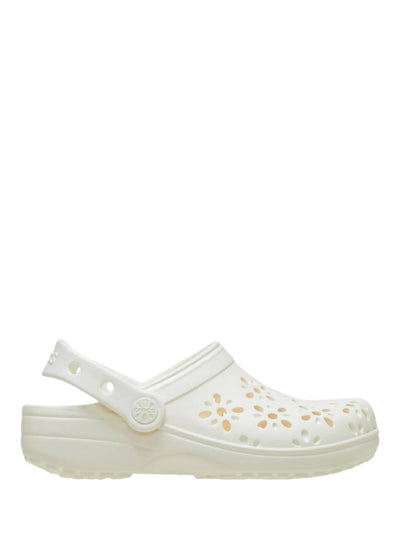 Kids Classic Floral Clogs - Chalk