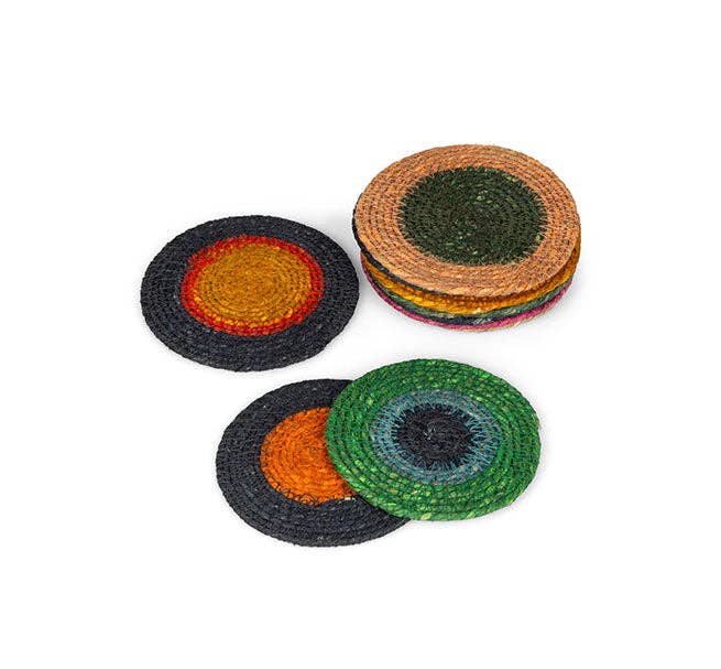 Seagrass Coaster - Midnight Blue / Beryl Green
