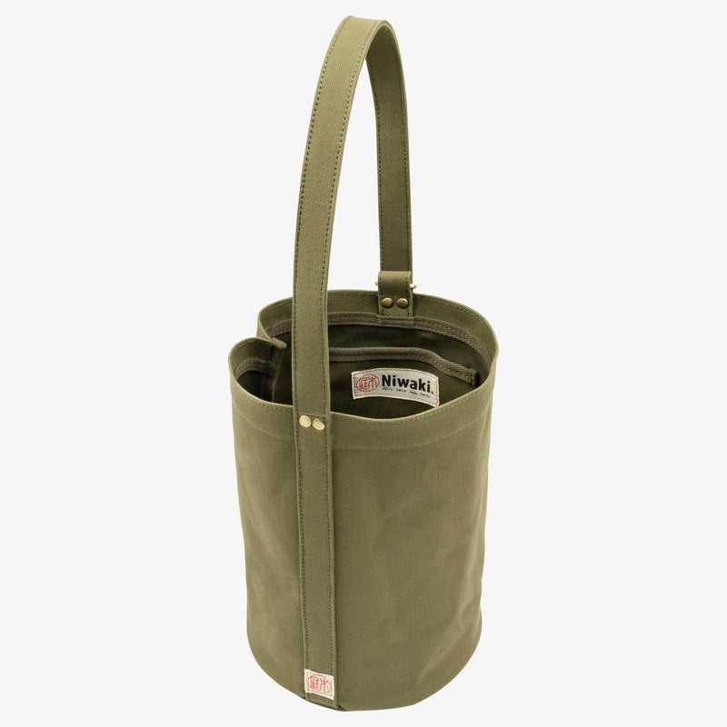 Mini Kantan Bag (Bucket Tote) - Green