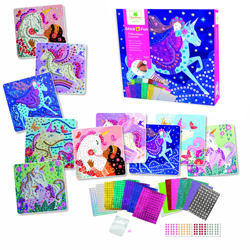 Stick 'n Fun Mosaic Unicorn Kit
