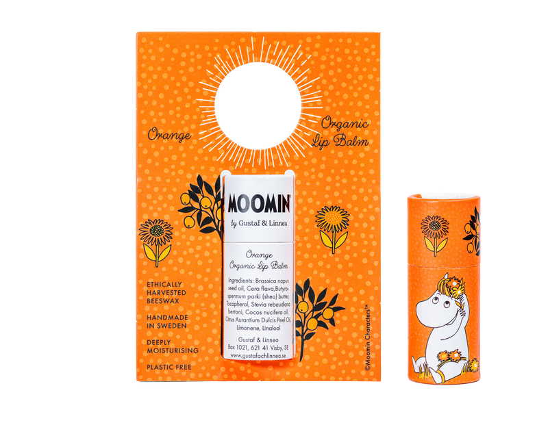 Moomin Organic Beeswax Lip Balm - Orange