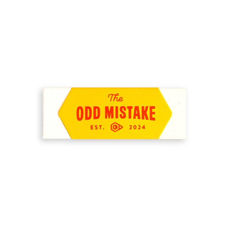 The Odd Mistake Printed Eraser