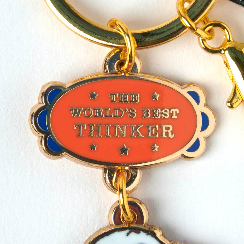 Peanuts World's Best Thinker Keyring