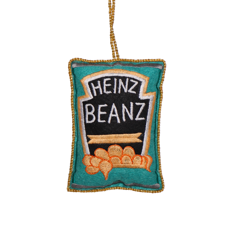 Heinz Beanz Embroidered Christmas Decoration