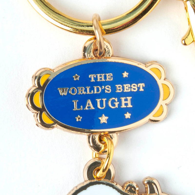 Peanuts World's Best Laugh Keyring