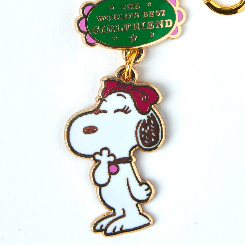 Peanuts World's Best Girlfriend Keyring