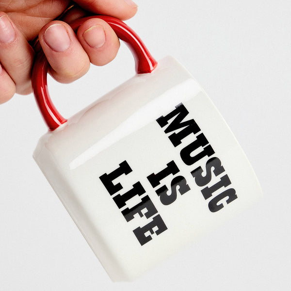 Peanuts Music is Life Mug (Red Edition)
