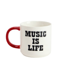 Peanuts Music is Life Mug (Red Edition)