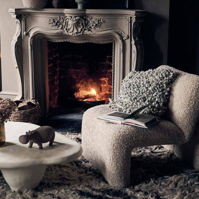 Dora Textured Shaggy Cushion