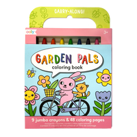Carry-Along: Coloring Book Set - Garden Pals (10 PC Set)