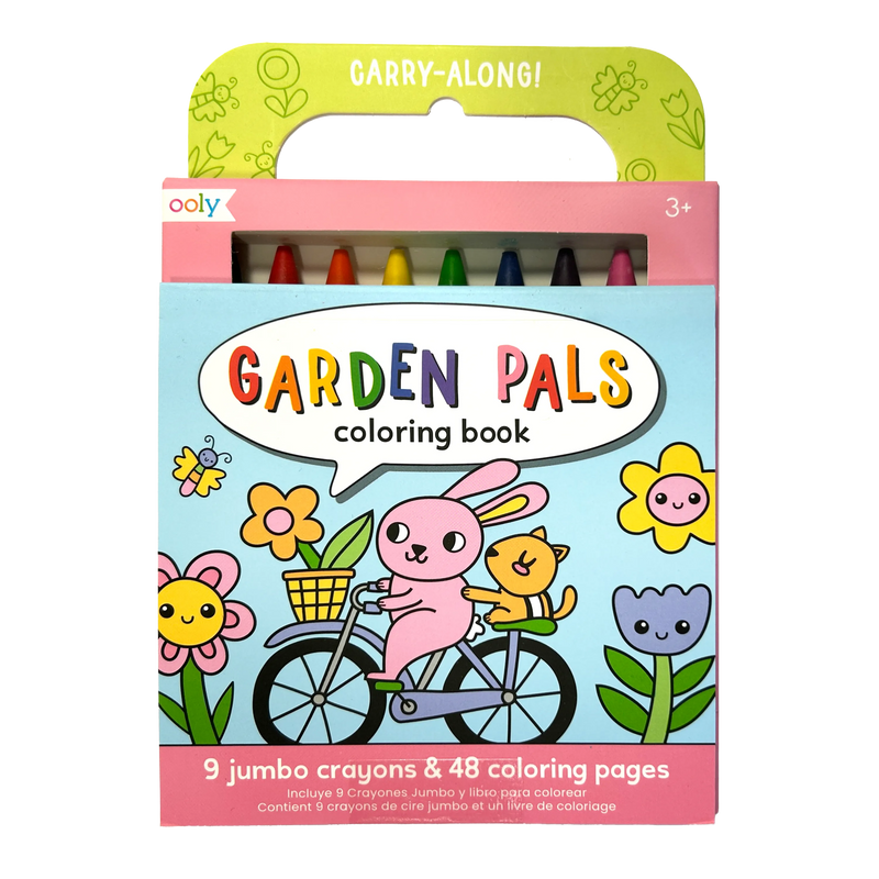 Carry-Along: Coloring Book Set - Garden Pals (10 PC Set)