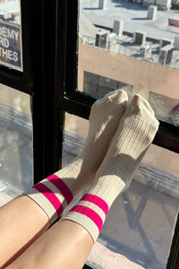 Her Socks - Varsity Magenta