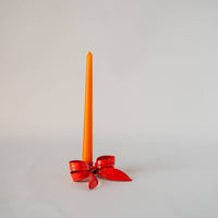 Ribbon Bow Candle Holder - Pomegranate