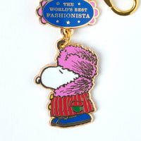 Peanuts World's Best Fashionista Keyring