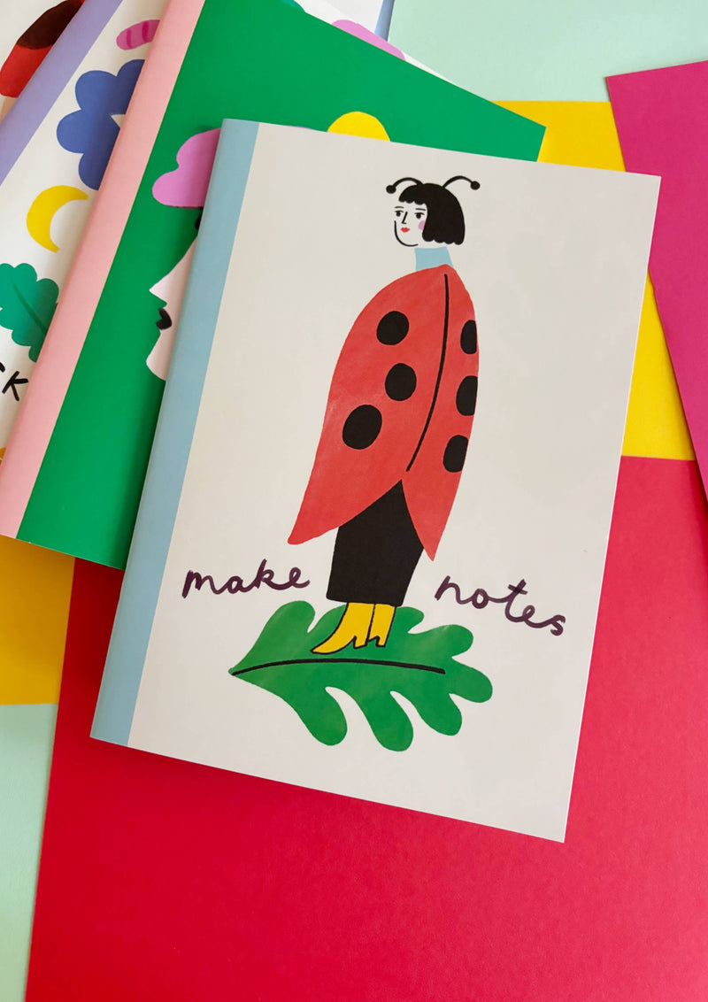 Notebook/Sketchbook (A5) - Ladybird Woman