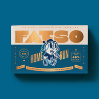 Fatso - HOME RUN 150g - 60% Dark chocolate vegan chunky bar