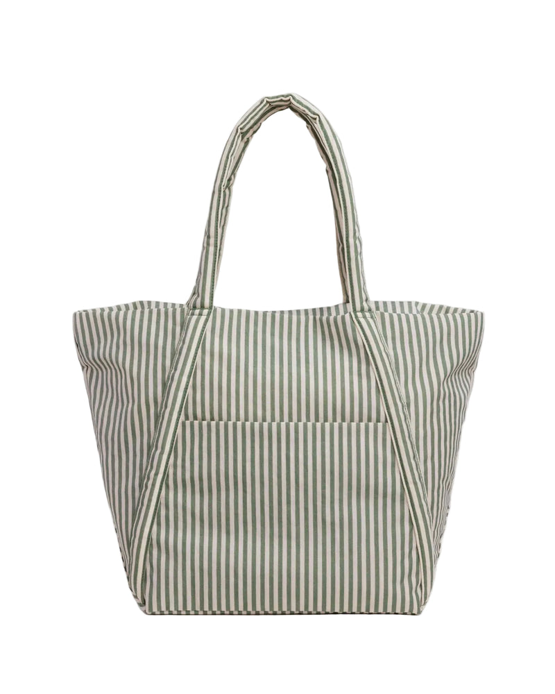 Cloud Bag - Sage Stripe