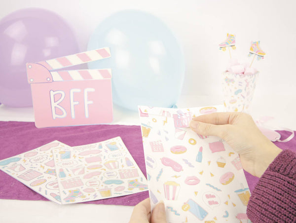 Pyjama Party Pouches - Set Of 8