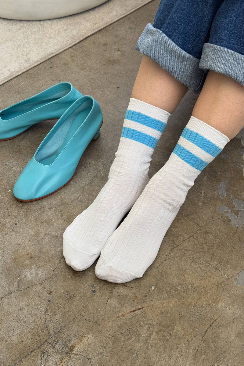 Her Socks - Varsity Blue Stripe