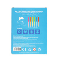 Magic Rainbow Coloured Blow Pens