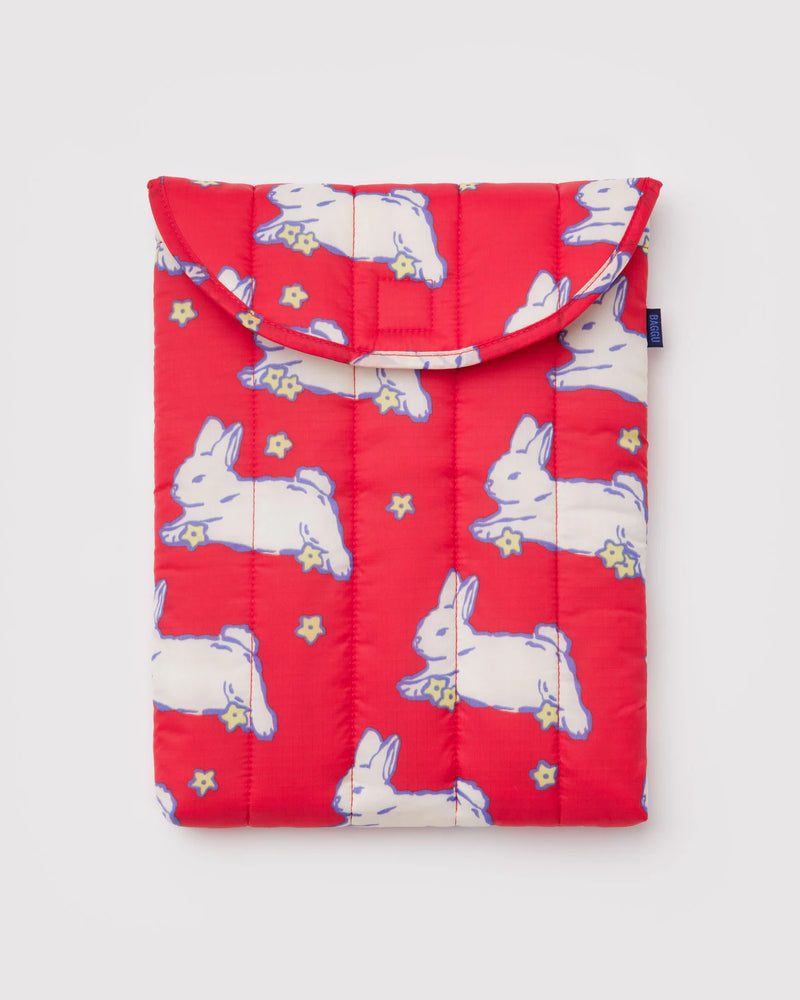 Puffy Laptop Sleeve 13”/14” - Bunnies
