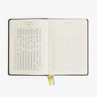 Productivity Planner Black - Time Tracking, Goals, Self-Care