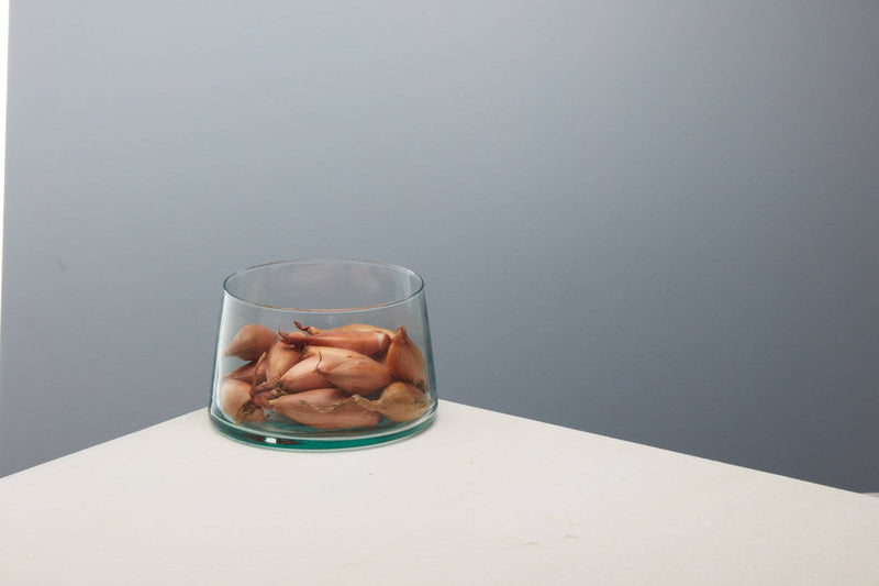 Handmade Recycled Glass Tall Dish