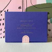 IMOGEN OWEN - Modern Calligraphy Essential Kit: BLUE BOX WITH JADE GREEN INNER
