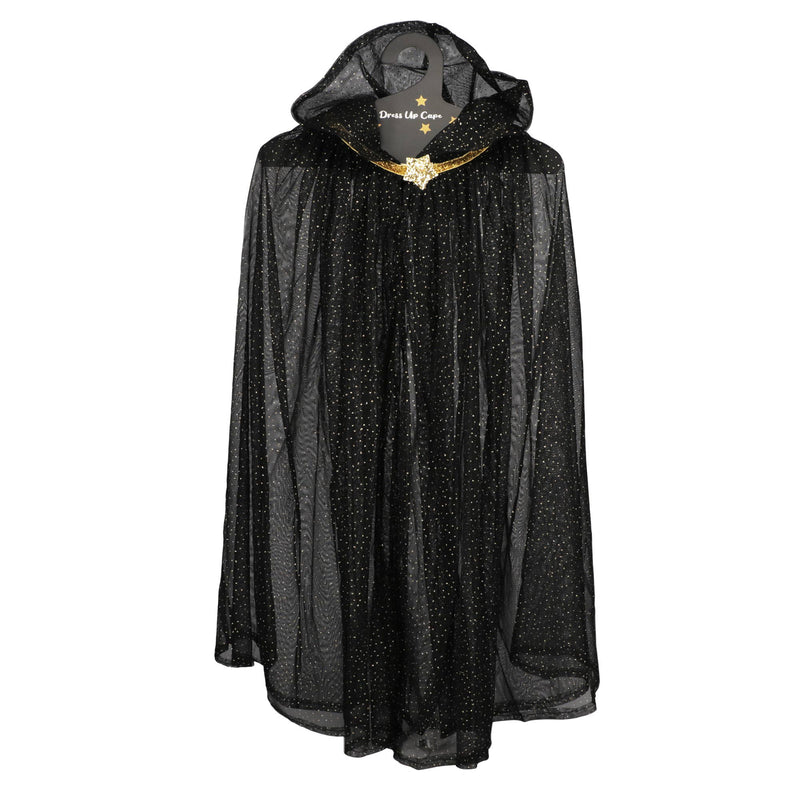 Glitter Cape - Black