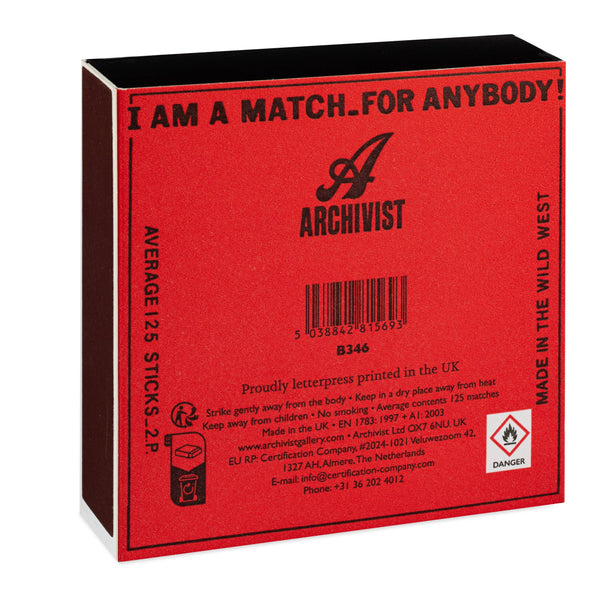 Cowgirl Square Matchboxes