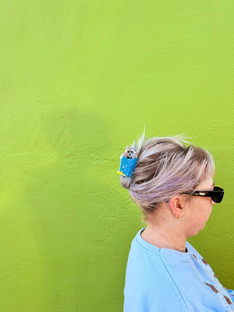 Trash Panda Raccoon Hair Claw