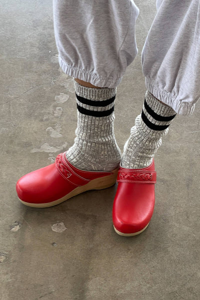 Cottage Varsity Socks - Grey