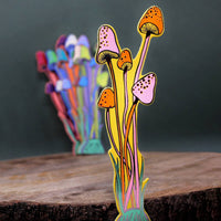 Mushroom Bookmark - Orange