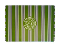 The Original Bath Pillow - Heritage Stripe Green