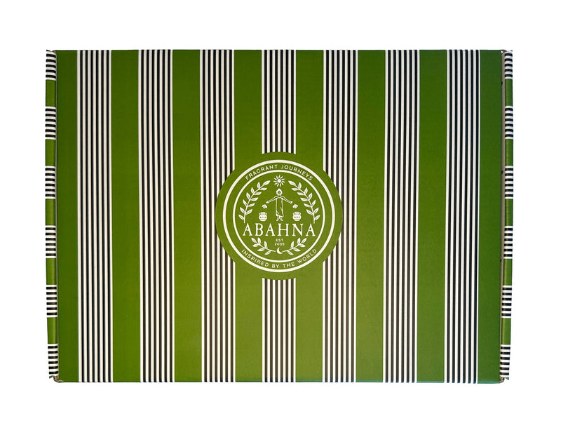 The Original Bath Pillow - Heritage Stripe Green