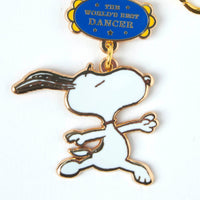 Peanuts World's Best Dancer Keyring