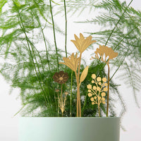 Brass Bloom Bouquet Plant Pot Decoration