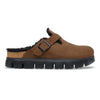 Boston Chunky Shearling Clog - Dark Tea
