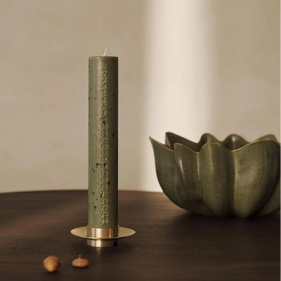 Mura Advent Candle - Artichoke Green
