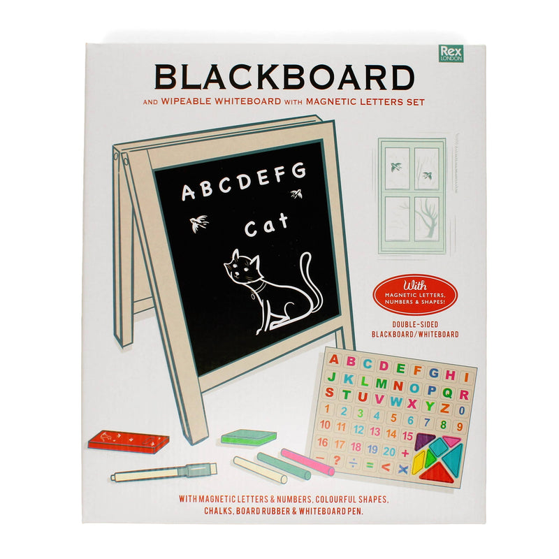 Rex London UK - Tabletop blackboard and whiteboard easel set