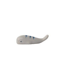 Blue Stripe Whale Chopstick Rest
