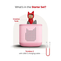 Toniebox 2 With Creative Tonie Rubie - Cloud pink
