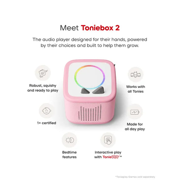 Toniebox 2 With Creative Tonie Rubie - Cloud pink