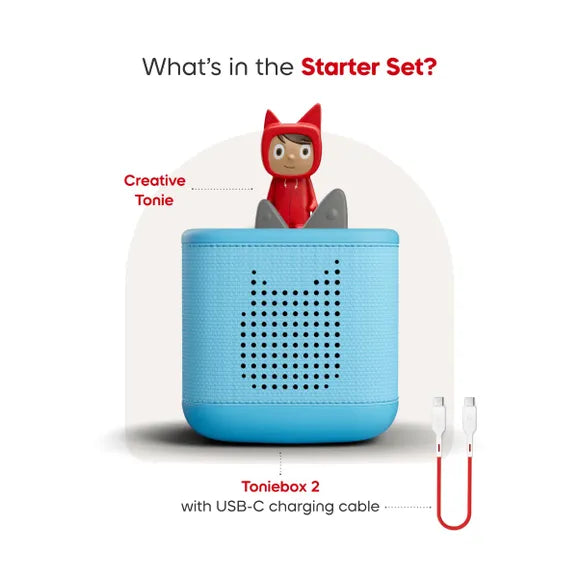 Toniebox 2 With Creative Tonie Rubie - Sky Blue
